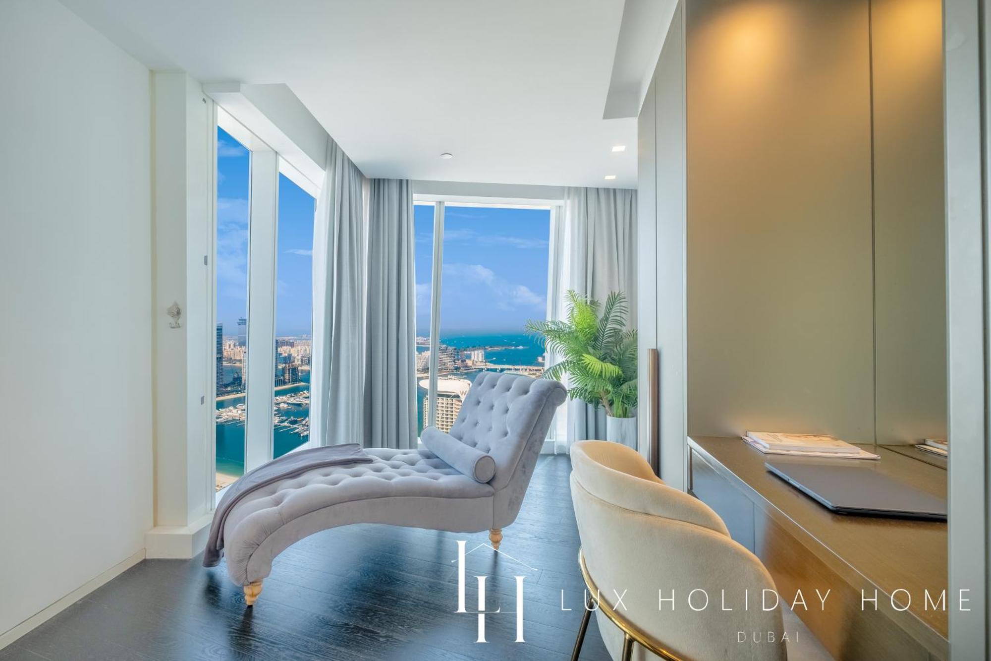 Lux - Lavish Suite With Full Palm Jumeirah View 1 Dubaj Exteriér fotografie