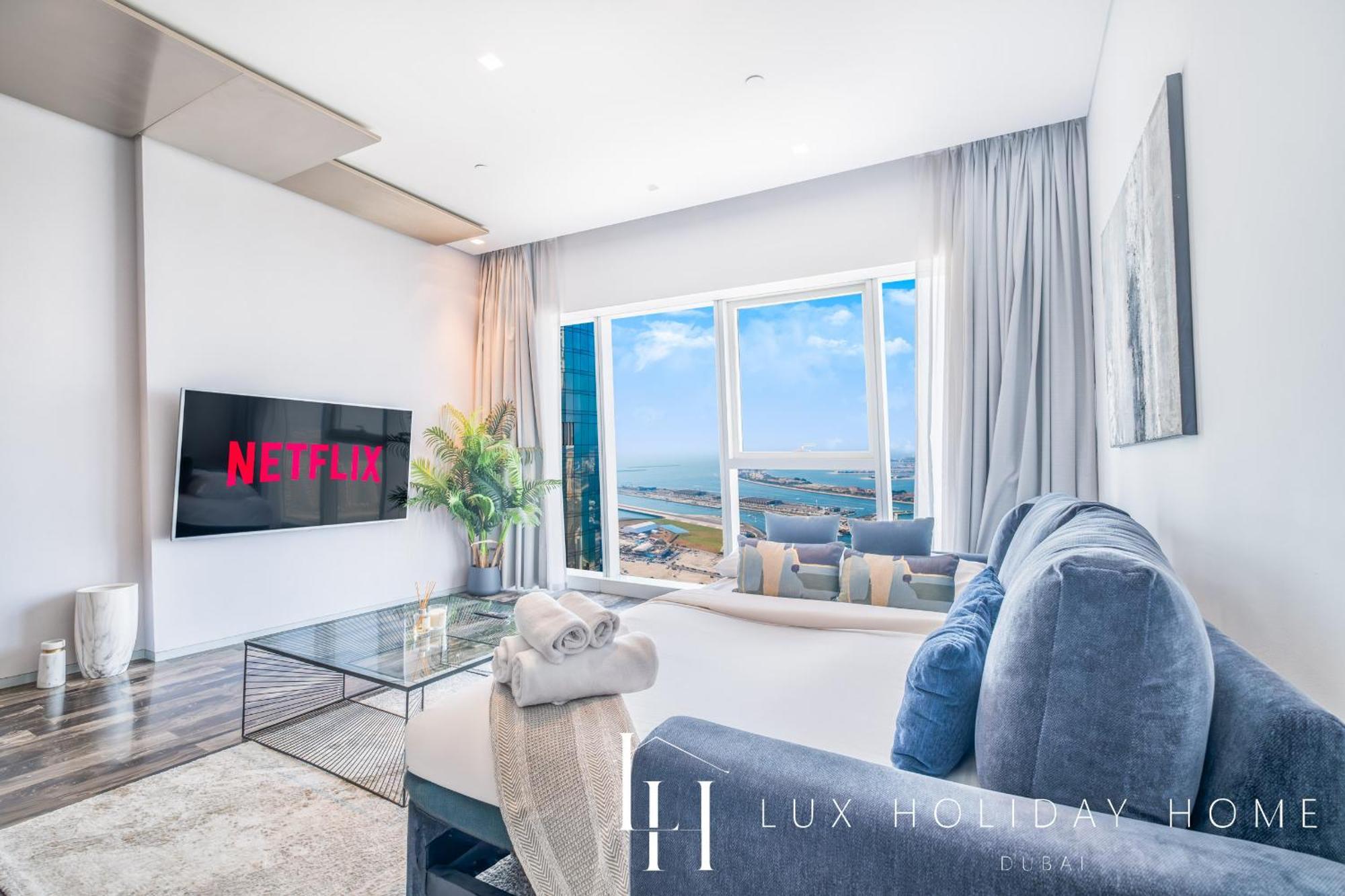 Lux - Lavish Suite With Full Palm Jumeirah View 1 Dubaj Exteriér fotografie