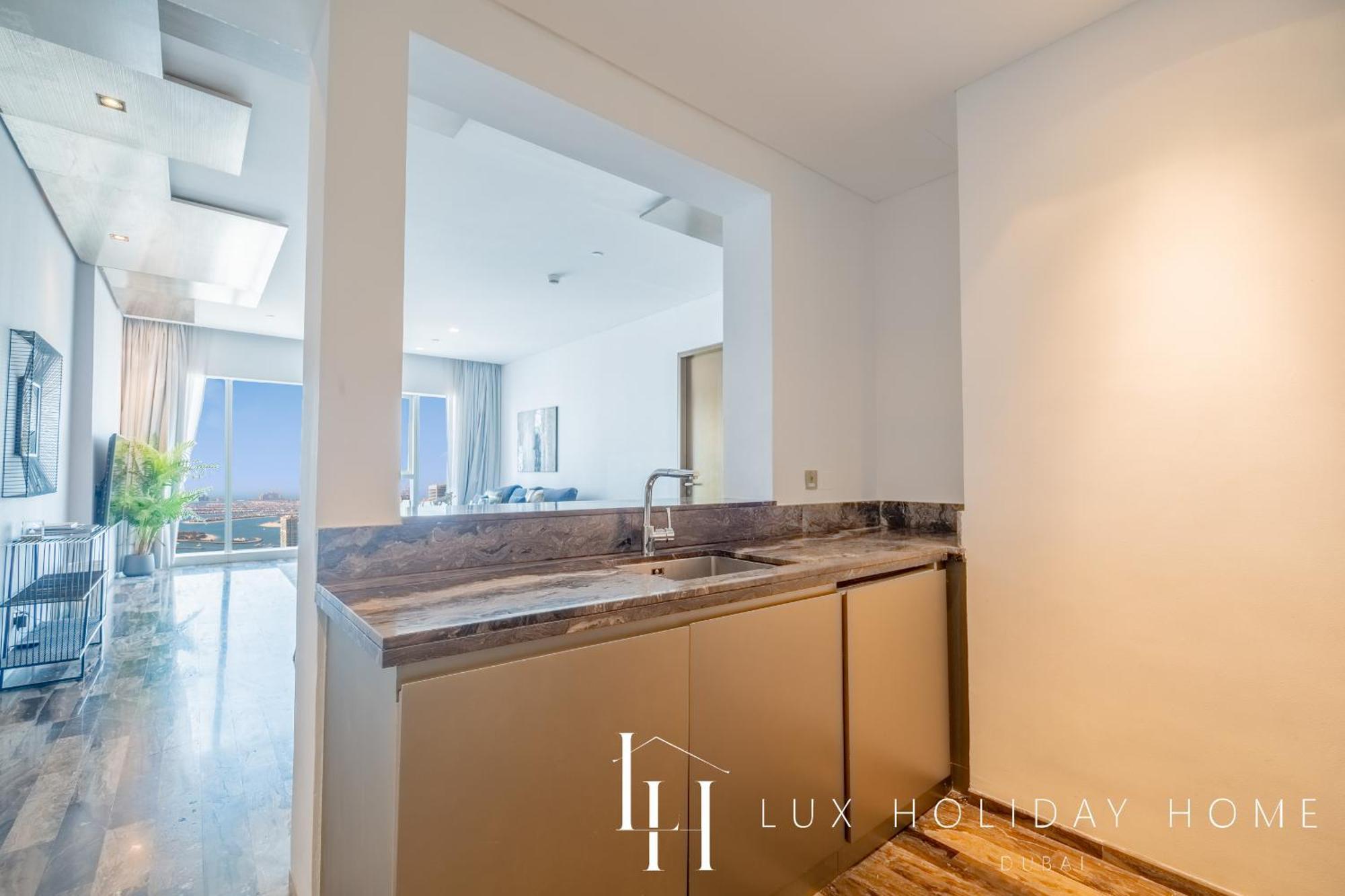 Lux - Lavish Suite With Full Palm Jumeirah View 1 Dubaj Exteriér fotografie