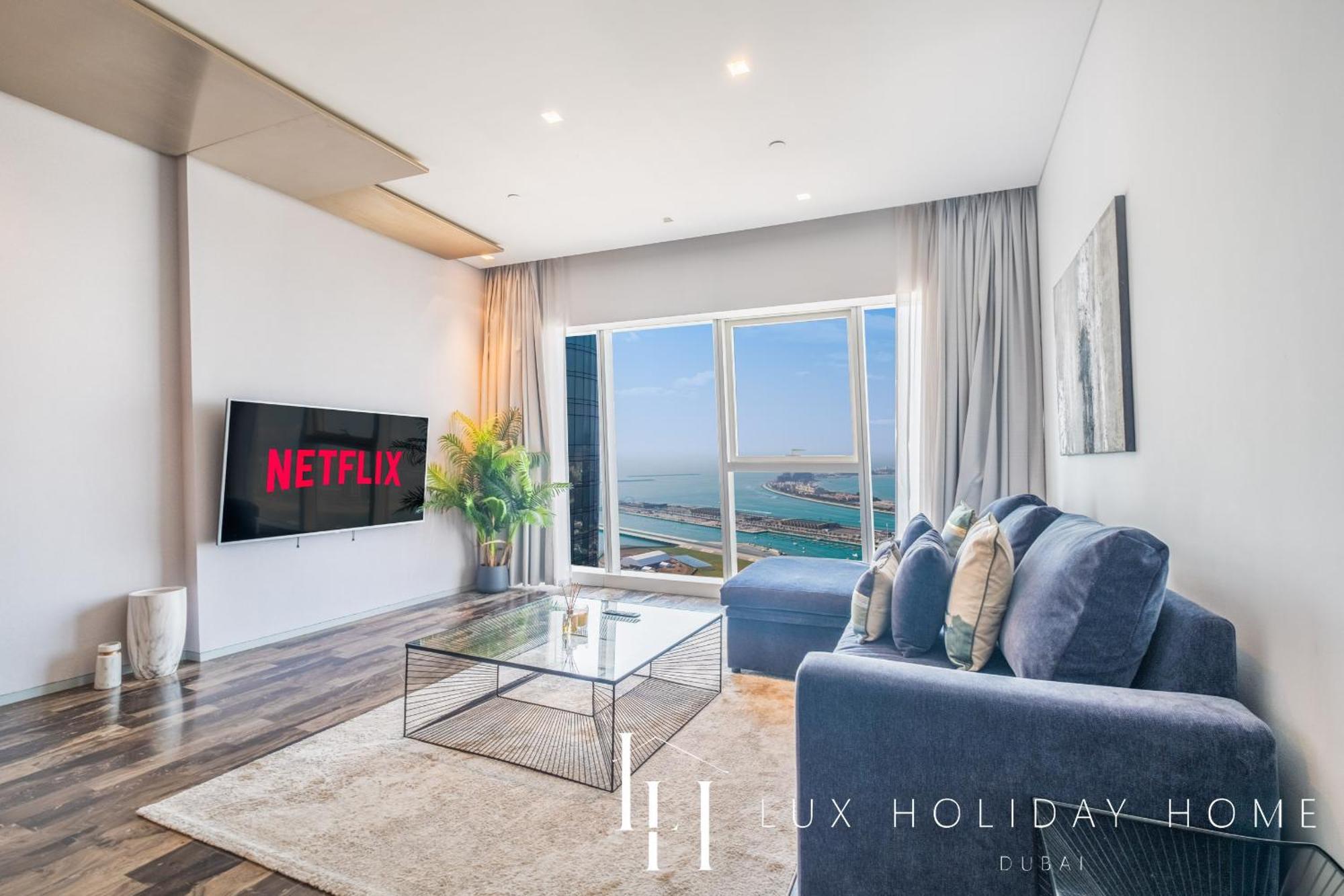 Lux - Lavish Suite With Full Palm Jumeirah View 1 Dubaj Exteriér fotografie