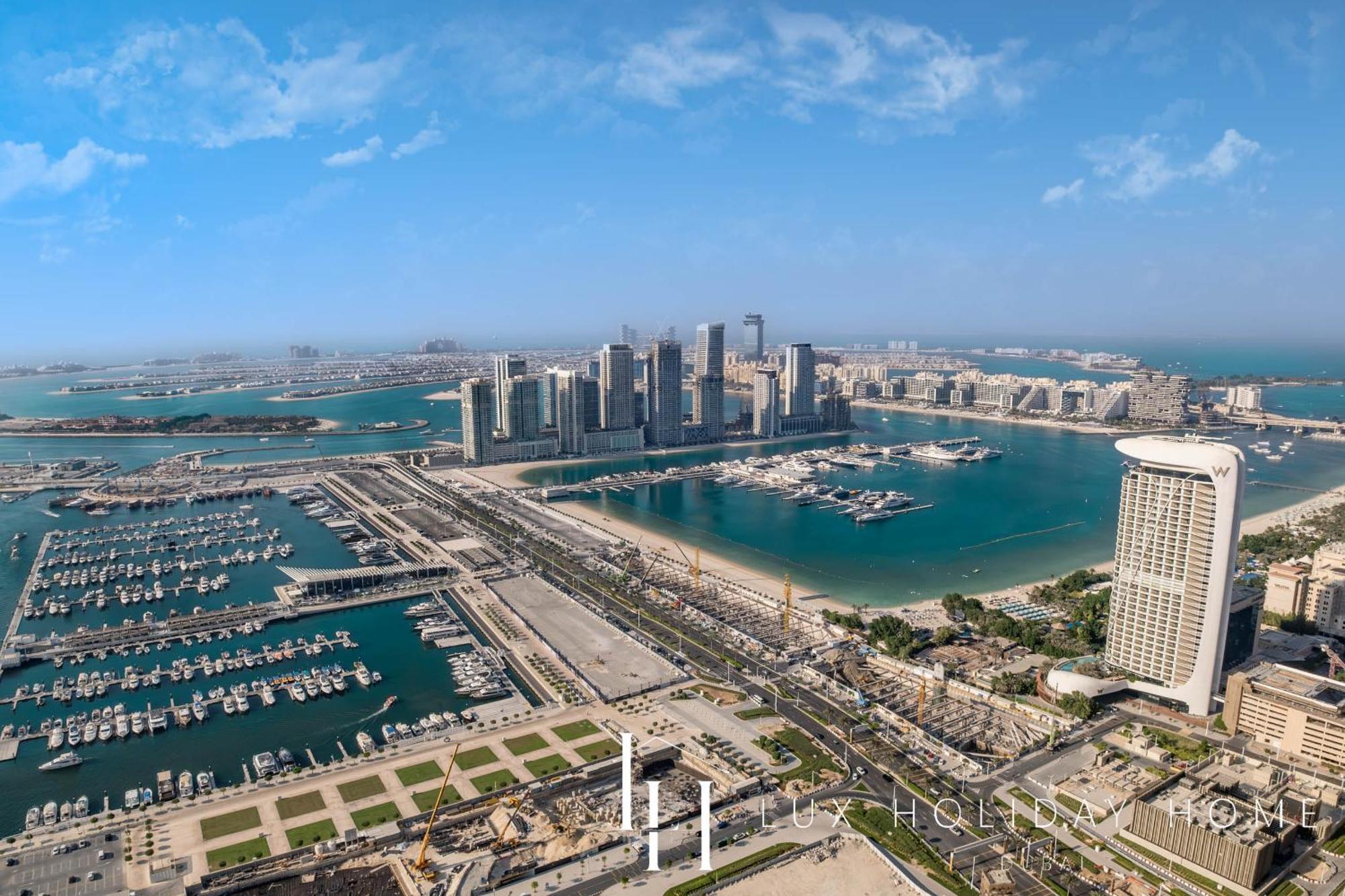 Lux - Lavish Suite With Full Palm Jumeirah View 1 Dubaj Exteriér fotografie