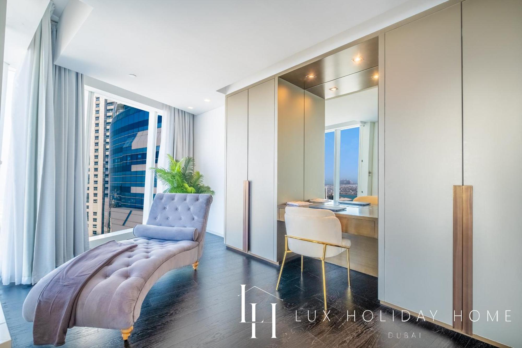 Lux - Lavish Suite With Full Palm Jumeirah View 1 Dubaj Exteriér fotografie